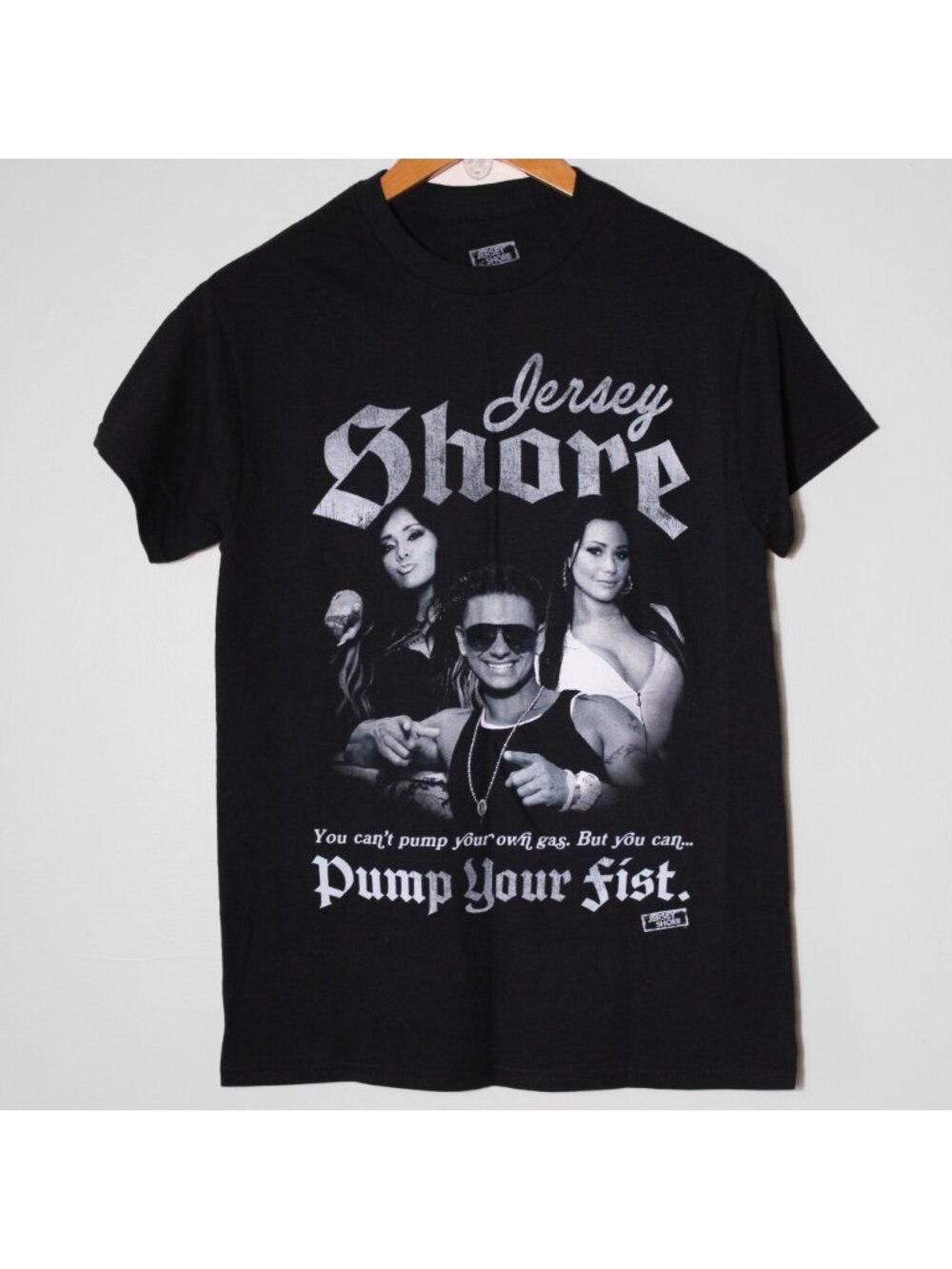 MTV's Jersey Shore Reality TV Show Graphic Tee Black Size S